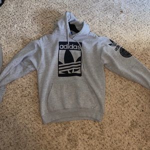 Adidas grey hoodie